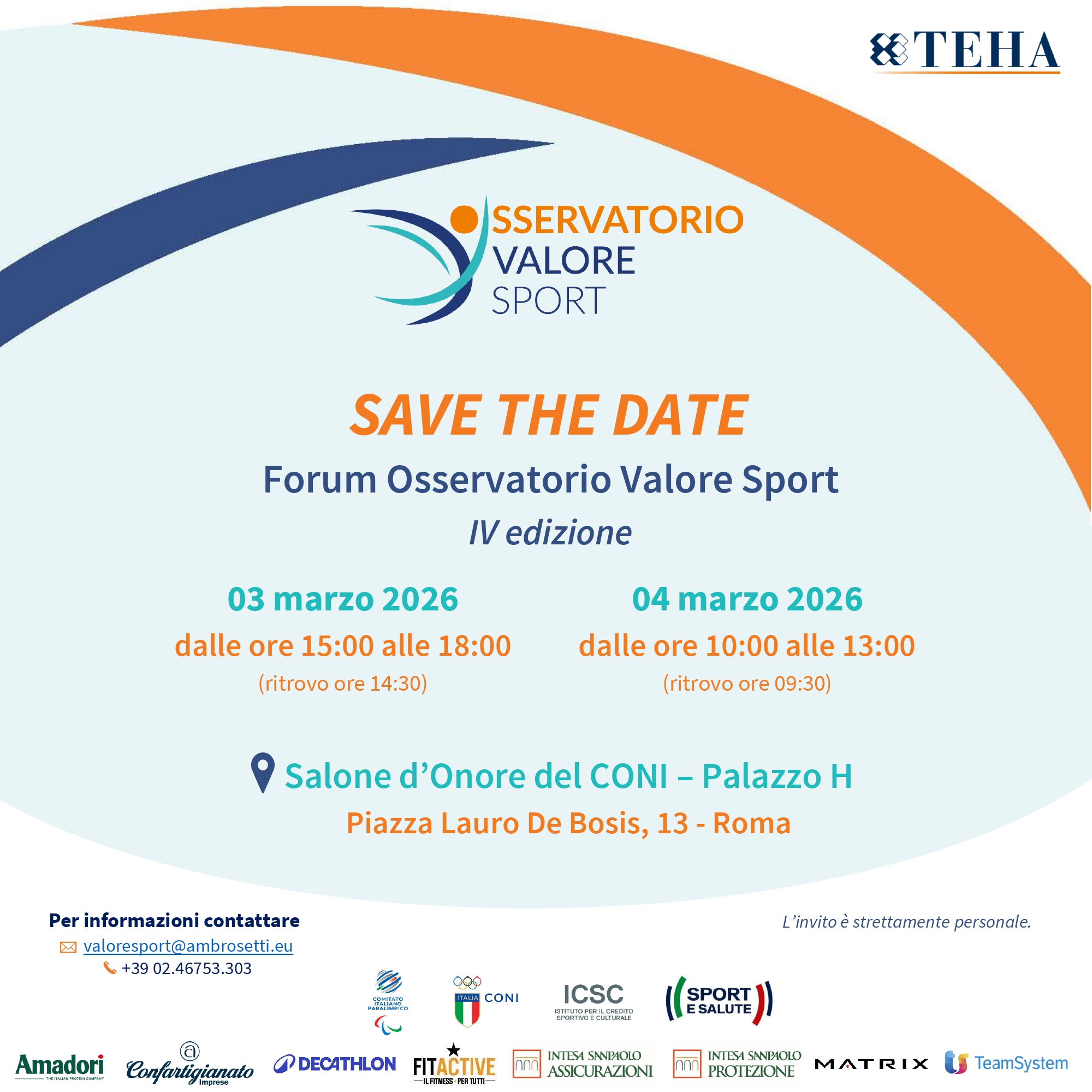 Forum Osservatorio Valore Sport